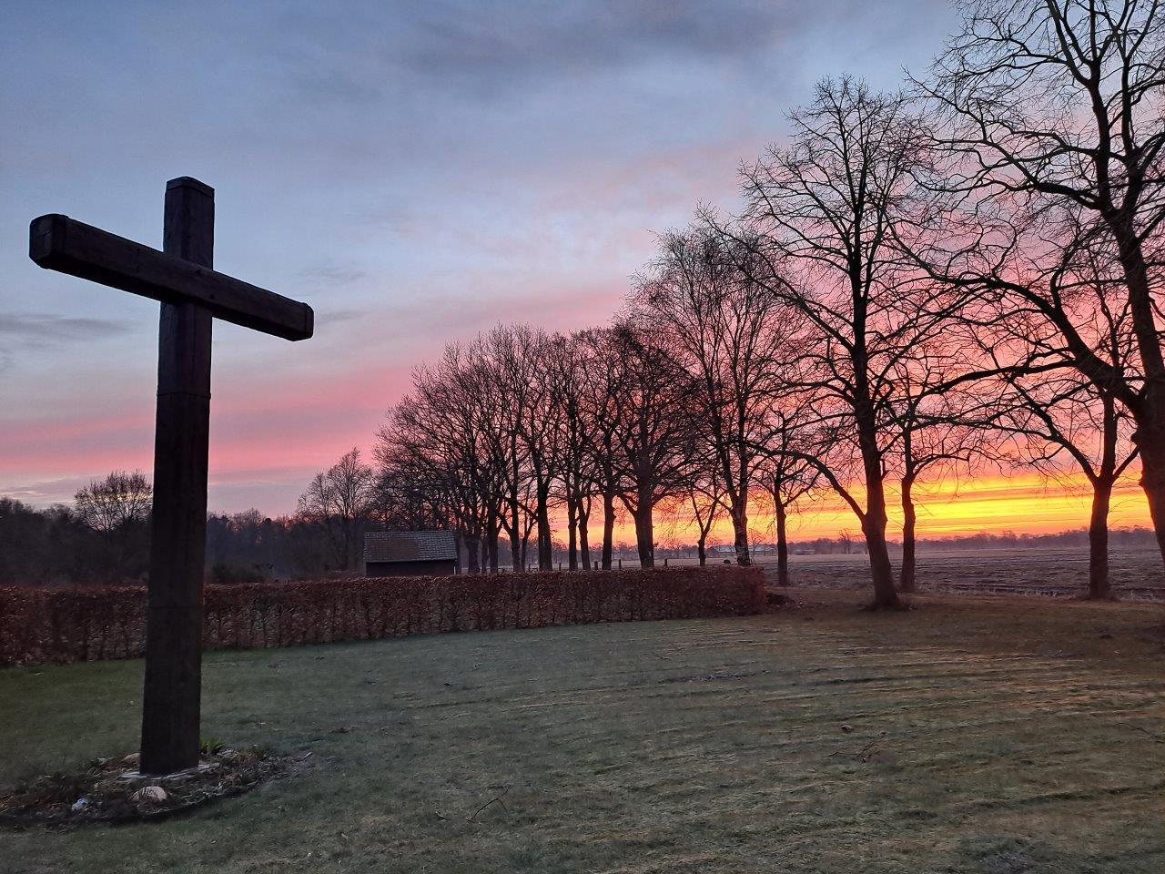 zonsopgang kruis